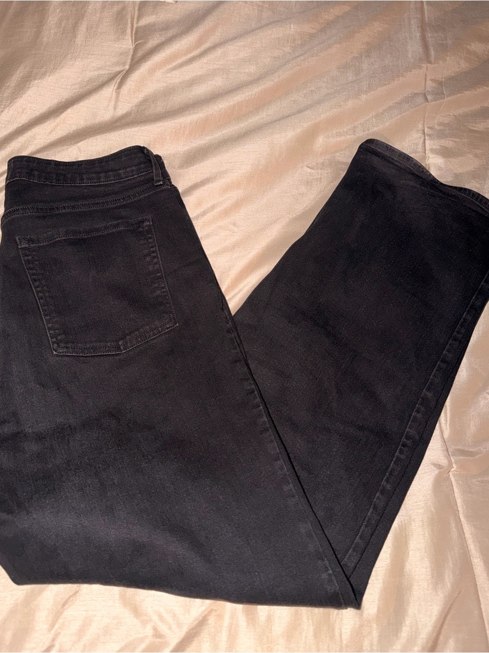 Black High rise wide leg jeans